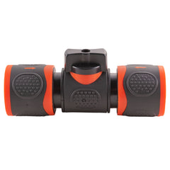 In Line Soft Touch Valve Snap-On Female Black