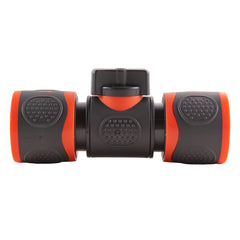 In Line Soft Touch Valve Snap-On Female Black