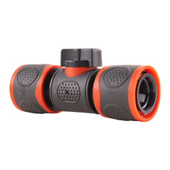 In Line Soft Touch Valve Snap-On Female Black