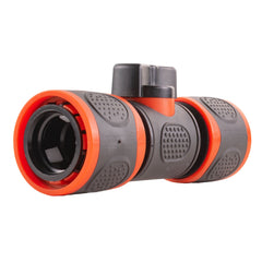 In Line Soft Touch Valve Snap-On Female Black