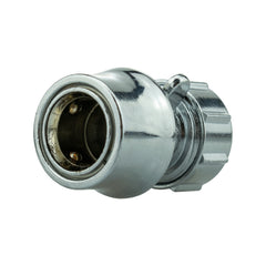 Female Hose Connector ½” Hose Zinc Chrome