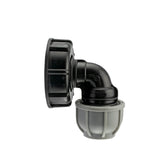 IBC 2” S60X6 Cap with 32mm MDPE Elbow