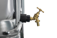 IBC 2” S60X6 - 1/2" BSPF Extender Adaptor with Brass Bib Tap ½” Barb