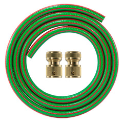 Premium Garden Hose Green with Brass Hose Connectors