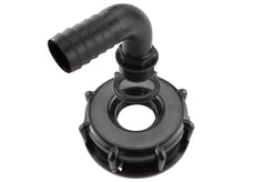 IBC 2” S60X6 Cap with Pond Elbow 20mm Barb