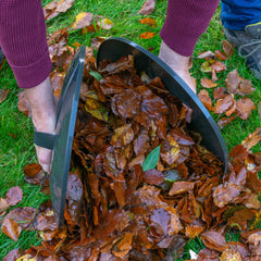 Leaf Grab Garden Cleaning Scoops, Dark Gray