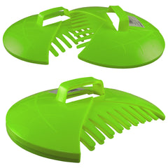 Leaf Grab Garden Cleaning Scoops, Green
