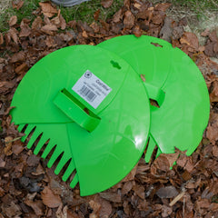 Leaf Grab Garden Cleaning Scoops, Green