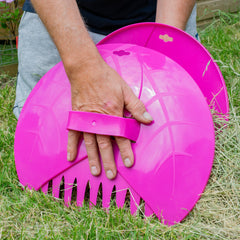 Leaf Grab Garden Cleaning Scoops, Pink