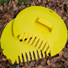 Leaf Grab Garden Cleaning Scoops, Yellow