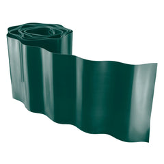 Wavy Plastic Garden Lawn Edging, H=20CM, L=9M, Green