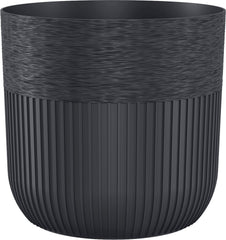 Luca Pot without Hole 190mm Deep Black
