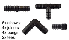 Mix 1/2" Barb Connectors POROUS15