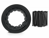 Lawn Border Set, Easy Border 40mm Black 10m With Pegs