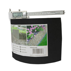 Heavy Duty Lawn Border Edging, 6m x 15cm, Black