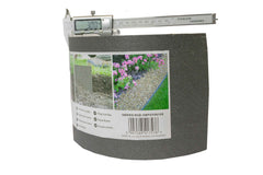 Heavy Duty Lawn Border Edging, 6m x 15cm, Gray