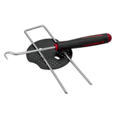 Weed Control Membrane Pegs Buffer Washer, 6"/150mm, Red