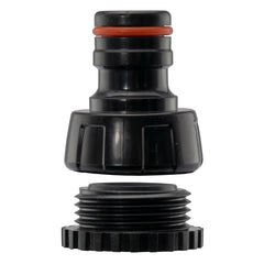 Female Tap Connector 1"-3/4" BSPF Max Flo Black/Orange