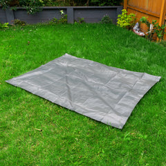 Gray S-Grade Tarpaulin 1m x 1m