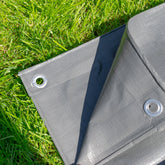 Grey L-Grade Tarpaulin 2m x 4m