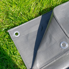 Grey L-Grade Tarpaulin 1.5m x 2m