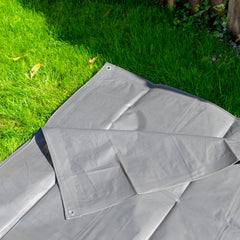 Grey L-Grade Tarpaulin 8m x 10m