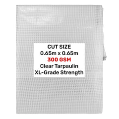 Clear XL-Grade Tarpaulin 0.65m x 0.65m