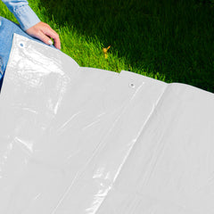 White M-Grade Tarpaulin 1.5m x 2m