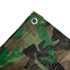 Camouflage M-Grade Tarpaulin 1m x 1m