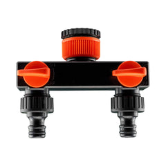 Tap Splitter with Valves and 32mm MDPE Straight Inlet/Outlet Kit