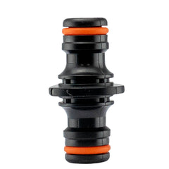 Two Way Connector Male 23mm Black