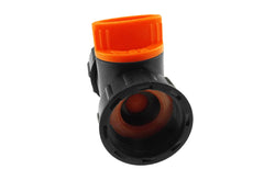 Tap Adapter with Valve 3/4" BSPM-F Black/Orange