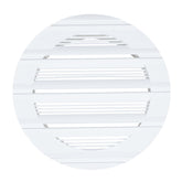 Louvre Vent Round Bella 125mm White