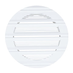 Louvre Vent Round Bella 125mm White
