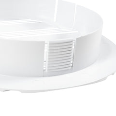 Louvre Vent Round Bella 150mm White