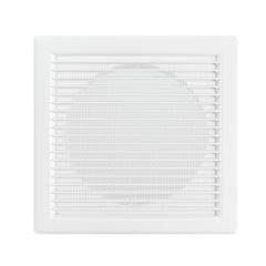 Louvre Vent White DL/125 RW LUX With Fly Mesh