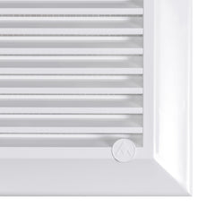 Louvre Vent White Duo Smart 135G 135mm With Fly Mesh