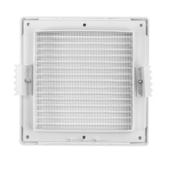 Louvre Vent White Duo Smart 135G 135mm With Fly Mesh