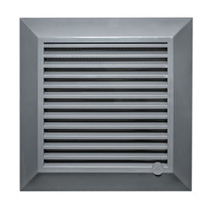 Louvre Vent Graphite Duo Smart 135G 135mm With Fly Mesh