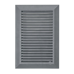 Louvre Vent Graphite Duo Smart 140/210 140mm X 210mm With Fly Mesh