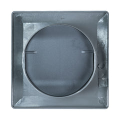External Graphite Louvre Vent KRD/100G fi100mm