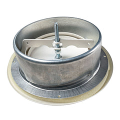 White Metal Extract Ceiling Valve 125mm - Anemostat EV