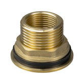 Water Butt Brass 1" BSP Male - 3/4" BSP Female