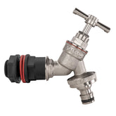 Water Butt Kit 1/2" with Nickel Plated Quick Connect Tap