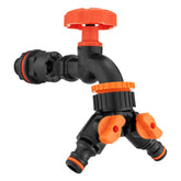 Water Butt Kit 1/2" with Black Dial Tap + Two-Way Splitter