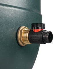 Water Butt Brass Kit 1" with 3/4" BSP In-Line Valve