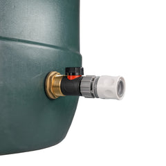 Water Butt Brass Kit 1" with In-Line Valve + Female Quick Connector WL