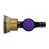 Water Butt Brass Kit 1" with 13mm Barb Irrigation Valve