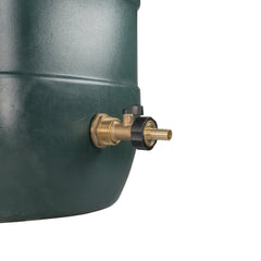 Water Butt Brass Kit 1" with Brass Valve + 13mm Barb