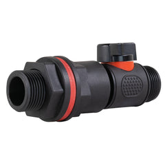 Water Butt Kit 3/4" with 3/4" BSP In-Line Valve and Drill Bit